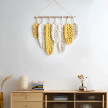 Nordic Geometric Cotton Tapestry A.H.S.STORE