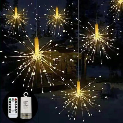 Solar LED Firework Lights with Dandelion String (Outdoor) A.H.S.STORE