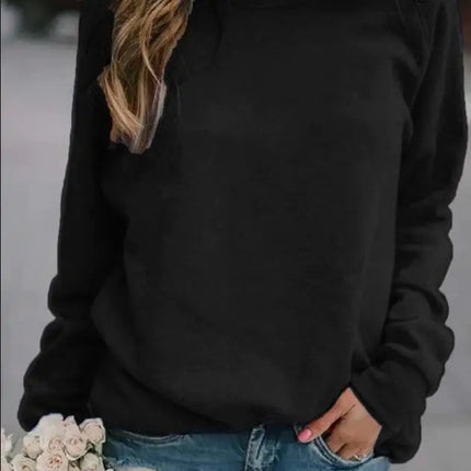 Women's Long Sleeve Round Neck T-Shirt Top A.H.S.TechGadgetsSTORE