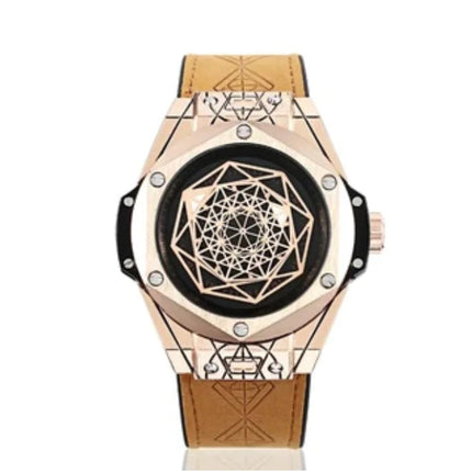 Men's Fashion Quartz Watch with Waterproof Silicone Band A.H.S.TechGadgetsSTORE