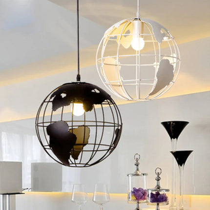 Industrial Vintage Globe Pendant Light for Dining Room A.H.S.TechGadgetsSTORE