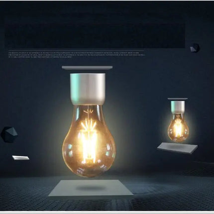 Floating Magic Light Bulb - Aesthetic Desk Art