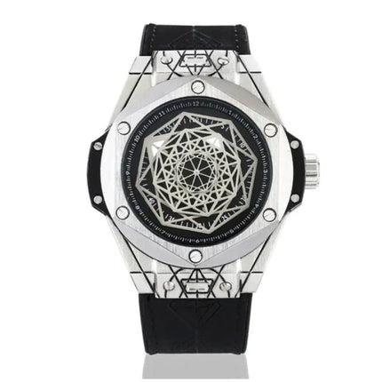 Men's Fashion Quartz Watch with Waterproof Silicone Band A.H.S.TechGadgetsSTORE